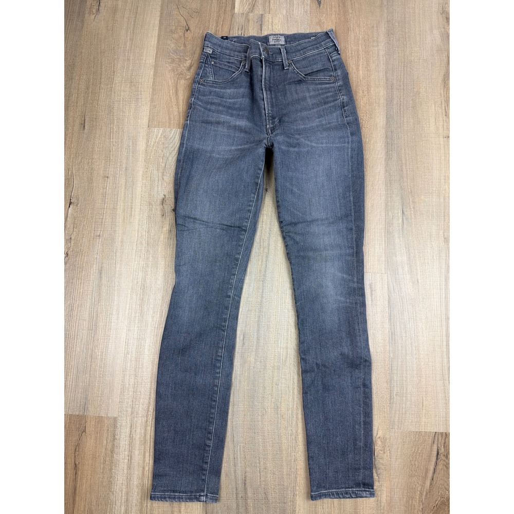 Citizens of Humanity Chrissy Uber High Rise Skinny Jeans Grey 1611B-979 Size 26